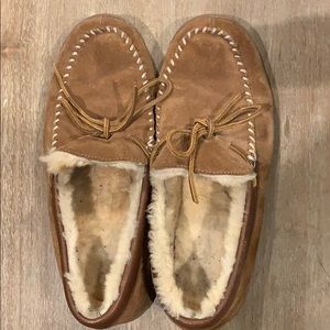 Moccasins or house slippers